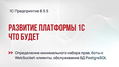 Будет на платформе 1С:Предприятие 8.5.5 — обзор свежих новинок