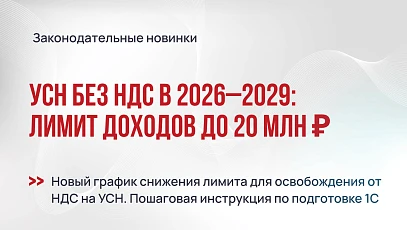 Лимит доходов для освобождения от НДС на УСН – 20 млн ₽ до 2029