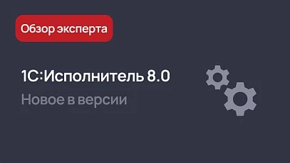 1С:Исполнитель 8.0 - новинки версии